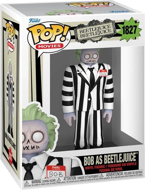 Фігурка Funko Pop Movies Beetlejuice Боб у ролі Бітлджуса 7.4 см 86685 (889698866859) - зображення 1