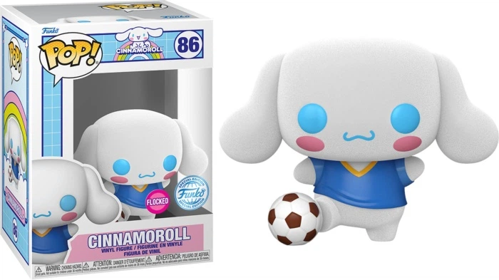 Фігурка Funko Pop Sanrio Cinnamoroll з футбольним м'ячем 9 см 82146 (889698821469) - зображення 2