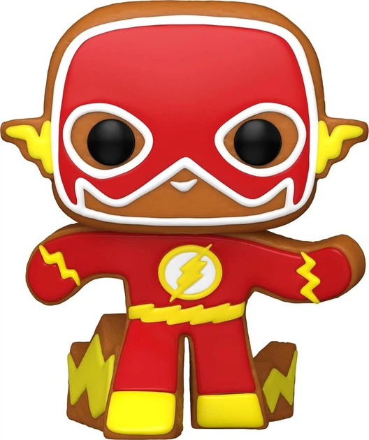 Figurka Funko Pop Heroes Holiday Gingerbread The Flash 9.5 cm 64323 (889698643238) - obraz 3