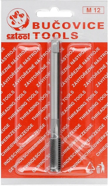 Машинний мітчик Cztool HSS M-12 24966 (5906083249662) - зображення 3