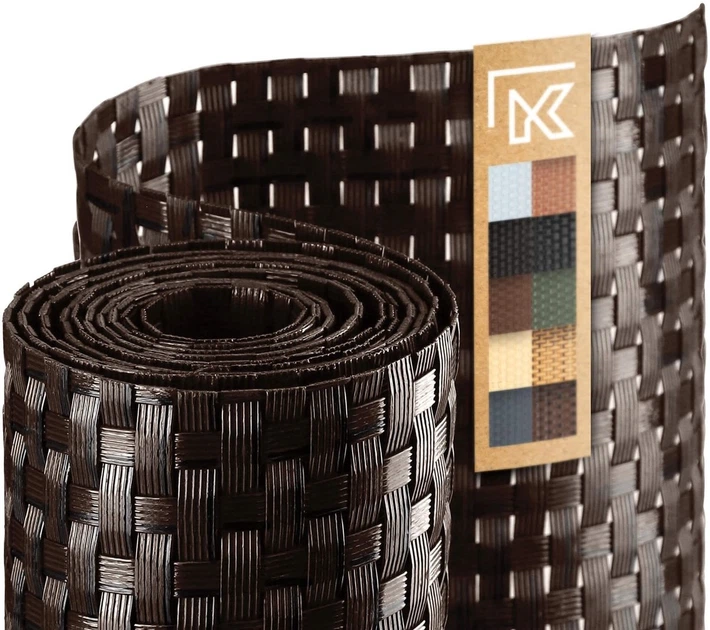 Парканна стрічка Kadax 19 x 255 см Чорно-коричнева (K2886) - зображення 2