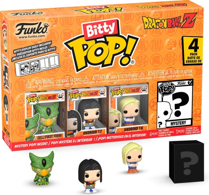 Набір фігурок Funko Bitty Pop Dragon Ball Z-Cell 4 x 2.3 см 73024 (889698730242) - зображення 1