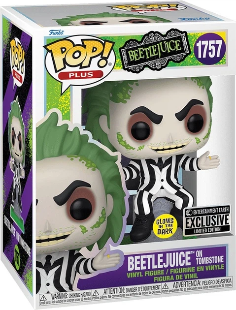 Фігурка Funko Pop Plus Beetlejuice Beetlejuice on Tombstone 13.6 см 84453 (889698844536) - зображення 1