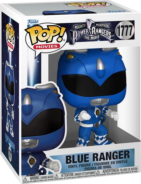 Фігурка Funko Pop Movies Mighty Morphin Power Rangers Blue Ranger 10 см 81194 (889698811941) - зображення 1