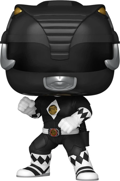 Фігурка Funko Pop Movies Mighty Morphin Power Rangers Black Ranger 10 см 81193 (889698811934) - зображення 2