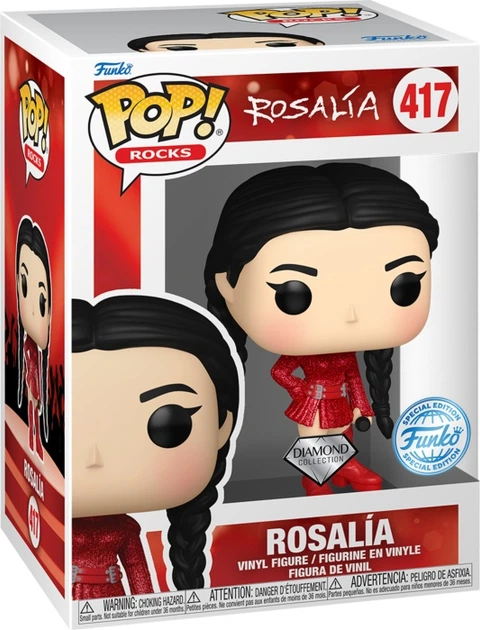 Фігурка Funko Pop Rocks Rosalia Bizcochito 9 см 78032 (889698780322) - зображення 1