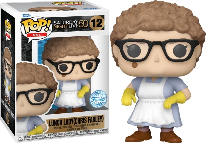 Фігурка Funko Pop Saturday Night Live Chris Farley Lunch Lady 10.4 см 81701 (889698817011) - зображення 2