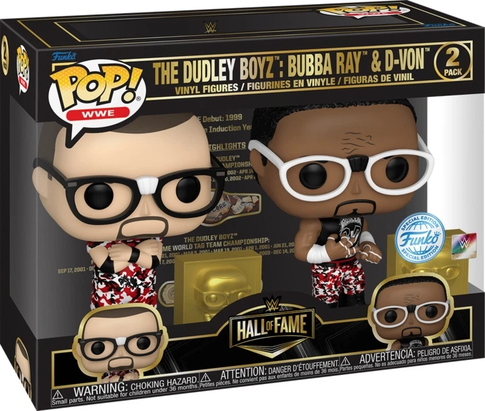 Набір фігурок Funko Pop Buddy WWE Hall of Fame The Dudley Boyz 2 x 10 см 84455 (889698844550) - зображення 1