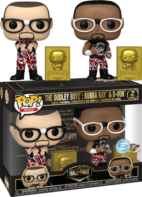 Набір фігурок Funko Pop Buddy WWE Hall of Fame The Dudley Boyz 2 x 10 см 84455 (889698844550) - зображення 2