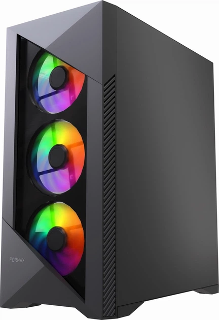 Obudowa Gembird Fornax 900 Black (CCC-FC-900ARGB) - obraz 2
