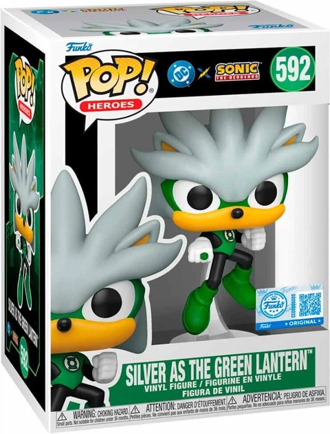 Фігурка Funko Pop Heroes DC Justice League Sonic Silver as Green Lantern 10 см 88904 (889698889049) - зображення 1