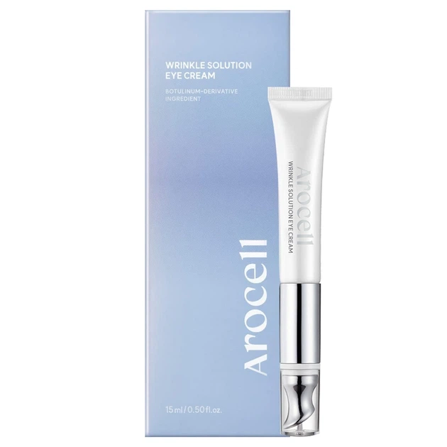 Wrinkle Solution Eye Cream Крем для омолодження шкіри навколо очей з ботулінічним поліпептидом та гальванічним підсилювачем аплікатором Arocell 15ml - Фото 1 Wrinkle Solution Eye Cream Крем для омолодження шкіри навколо очей з ботулінічним поліпептидом та гальванічним підсилювачем аплікатором Arocell 15ml - изображение 1