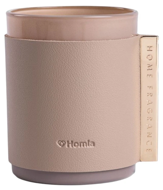 Свічка ароматична Homla Sleek Leather Healing Woods 225 г (5906496708534) - зображення 1