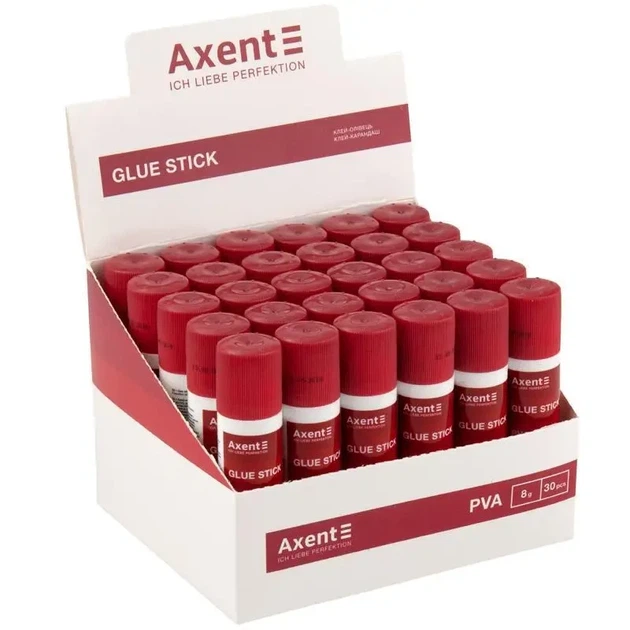 Клей-карандаш Axent, 8гр - Фото 2 Клей-карандаш Axent, 8гр - изображение 2
