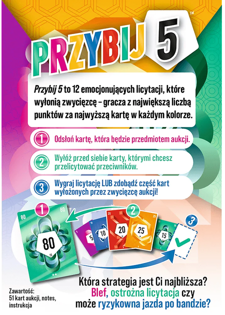 Gra planszowa Trefl Przybij 5 (5900511027938) - obraz 3