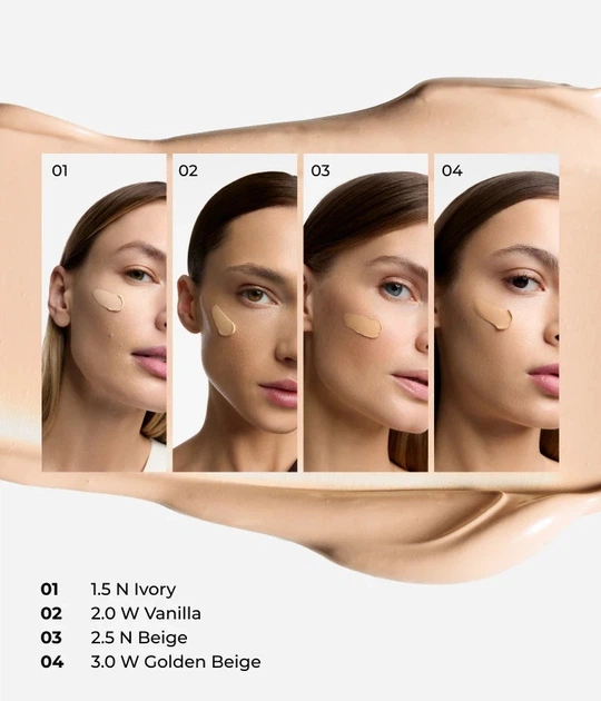 BB-крем Veoli Botanica Let's Glow SPF20 для сухої та нормальної шкіри 1.5 N Ivory 30 мл (5907190822373) - зображення 3