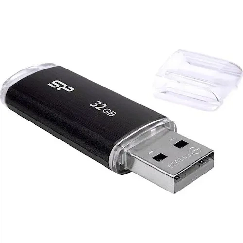 Флешка SILICON POWER Ultimall U02 32GB Black - изображение 2