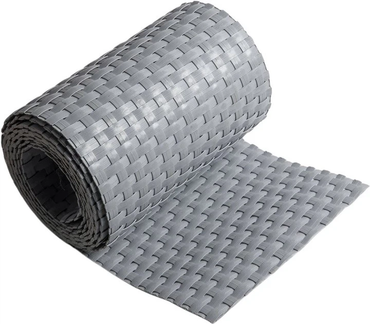 Парканна стрічка Kadax 19 x 255 см Світло-сіра (K2890) - зображення 2