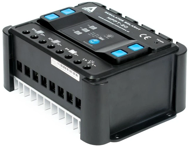 Solarny regulator ladowania AZO Digital MPPT 12/24 20A (AZO00D1107) - obraz 2