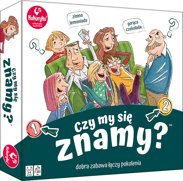 Настільна гра Kukuryku Чи знаємо ми один одного? (5901738564923) - зображення 1