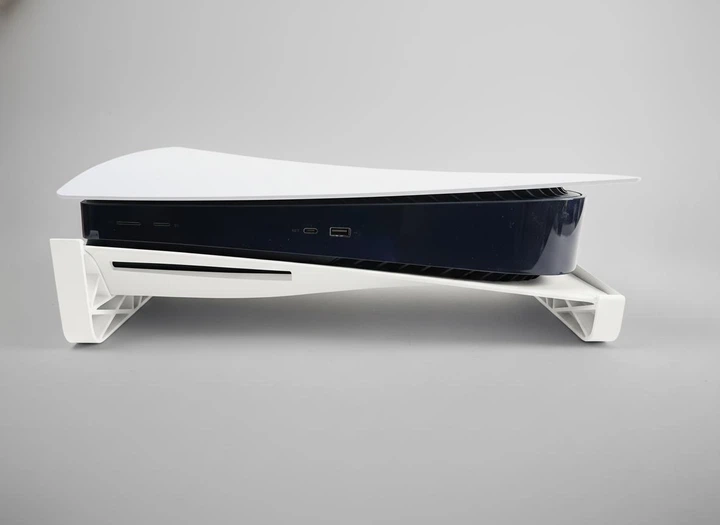 Горизонтальная подставка для PlayStation 5 Белая - изображение 2