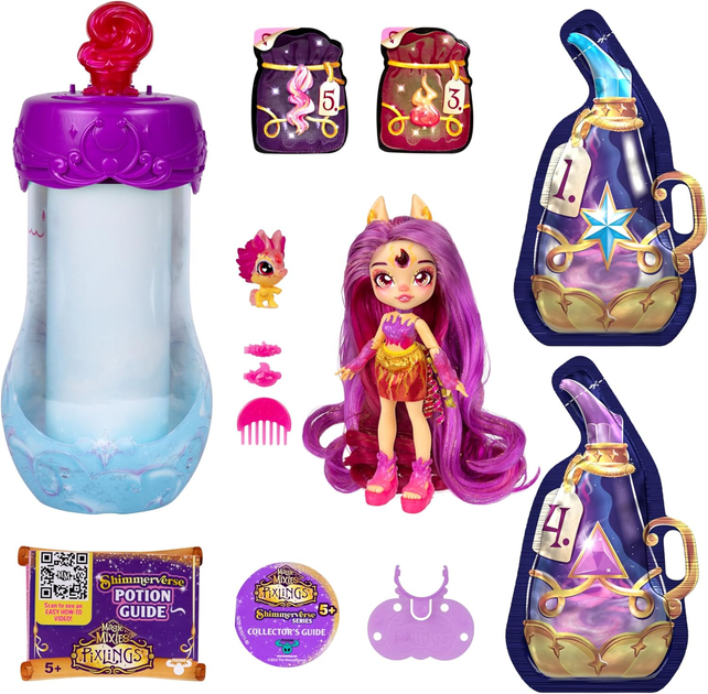 Кукла Меджик Микс Пикслинг Пиппа Огненный Конь Magic Mixies Pixlings Pippa 15700 - изображение 3