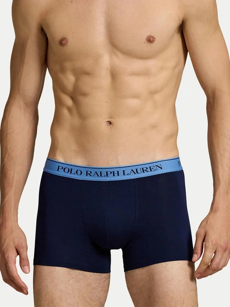 Zestaw majtek męskich typu bokserki Polo Ralph Lauren 714830299185 M 3 szt Granatowy (3616854785184) - obraz 2