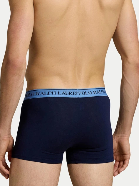 Набір трусів-боксерів чоловічих бавовняних Polo Ralph Lauren 714830299185 L 3 шт Темно-синій (3616854947070) - зображення 3