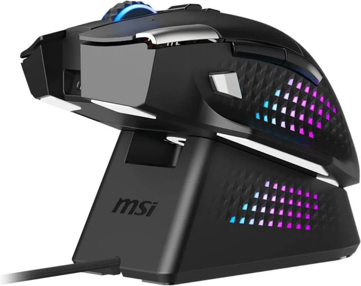 Миша MSI Versa Pro Mouse Combined Wireless + Mouse Dock Pro Black (S12-4301370-CLA) - зображення 4