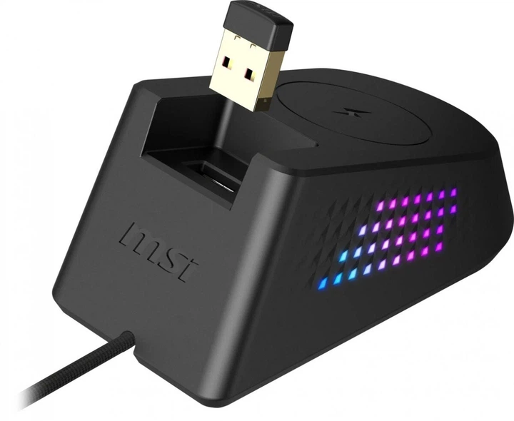 Миша MSI Versa Pro Mouse Combined Wireless + Mouse Dock Pro Black (S12-4301370-CLA) - зображення 7