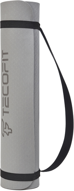 Коврик для йоги и фитнеса TECOFIT Black-Grey (TOP18013825/1) - Фото 3 Коврик для йоги и фитнеса TECOFIT Black-Grey (TOP18013825/1) - изображение 3