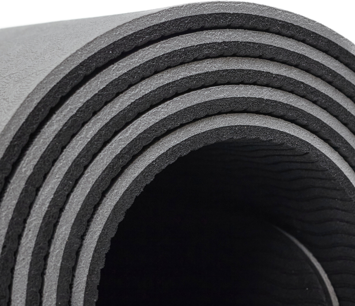 Коврик для йоги и фитнеса TECOFIT Black-Grey (TOP18013825/1) - Фото 6 Коврик для йоги и фитнеса TECOFIT Black-Grey (TOP18013825/1) - изображение 6