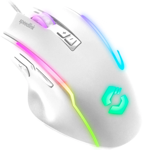 Миша Speedlink Decus NX RGB Gaming Mouse Wired White (4027301152708) - зображення 3
