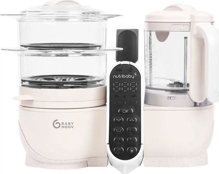 Блендер-пароварка Babymoov Nutribaby + Beige (A001135) - зображення 1