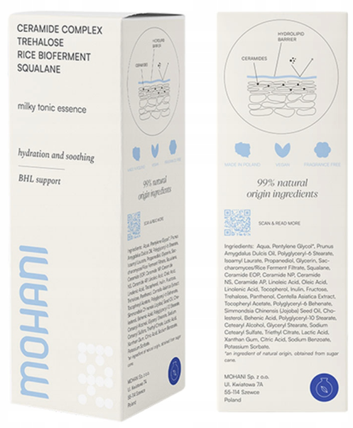 Esencja do twarzy Mohani Milk Toning tonizująca 100 ml (5902802723055) - obraz 2