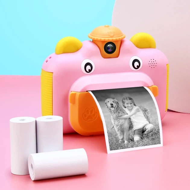 Детский фотоаппарат с мгновенной печатью фотографий Print Pink Camera | Фото и видео камеры | Камера - Фото 1 Детский фотоаппарат с мгновенной печатью фотографий Print Pink Camera | Фото и видео камеры | Камера - изображение 1