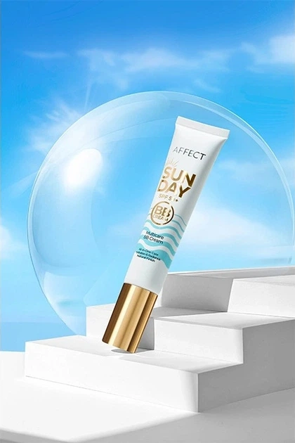 Крем BB Affect Sun Day SPF 50+ зволожуючий Medium 30 мл (5906118462363) - зображення 5
