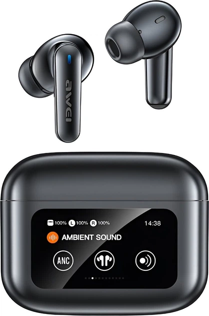 Słuchawki Awei T56 ANC TWS Black (6954284009249) - obraz 2
