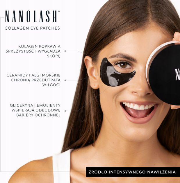 Płatki pod oczy Nanolash kolagenowe 60 szt (5905997306683) - obraz 4