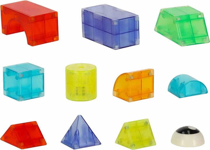 Магнітний конструктор Dige що світиться, елементи фігури 3D 32 елементи (5903039752719) - зображення 3