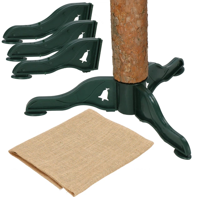 Сосна декоративна Springos на стовбурі, засніжена, 160 см (5907719460314) - зображення 6