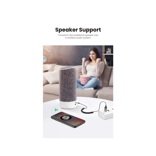 FM модулятор Ugreen Bluetooth 5.0 Aux with mic CM309 UGREEN Black (70601) - Фото 9 FM модулятор Ugreen Bluetooth 5.0 Aux with mic CM309 UGREEN Black (70601) - зображення 9