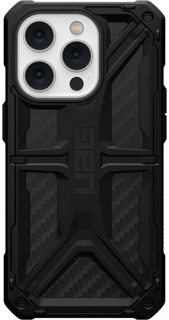 Etui plecki UAG Monarch do Apple iPhone 14 Pro Carbon Fiber (114034114242) - obraz 1