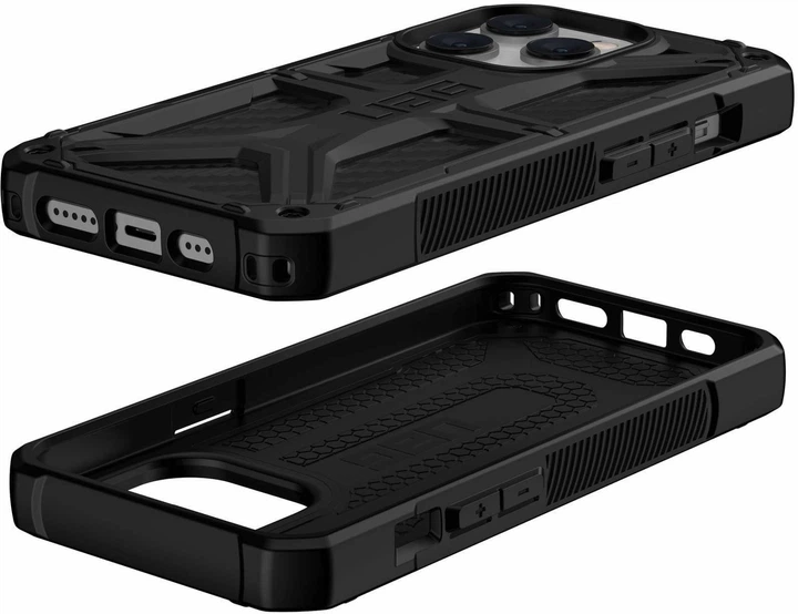 Etui plecki UAG Monarch do Apple iPhone 14 Pro Carbon Fiber (114034114242) - obraz 5
