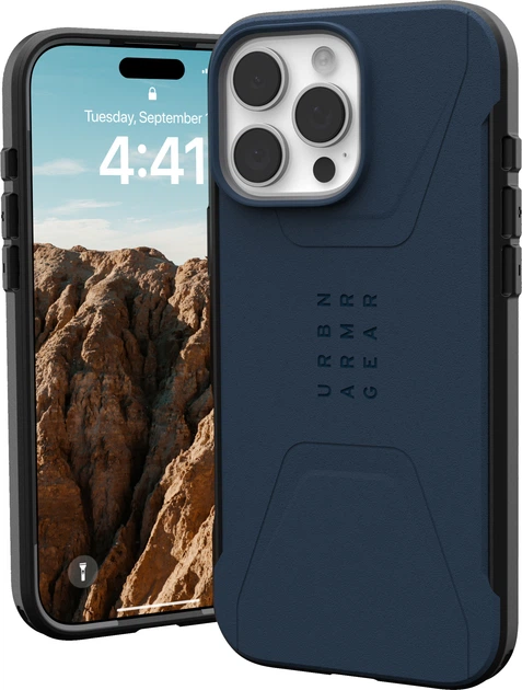 Etui plecki Urban Armor Gear Civilian Magsafe do Apple iPhone 16 Pro Mallard (114444115555) - obraz 1