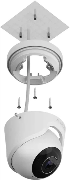 IP-kamera Ajax TurretCam 8 MP, 2.8 mm White (000039323) - obraz 10