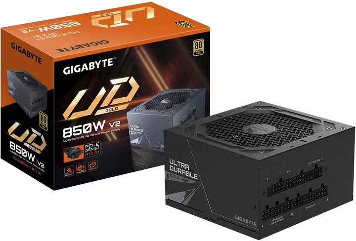 Zasilacz Gigabyte UD850GM PG5 V2 (GP-UD850GM PG5 V2) - obraz 7