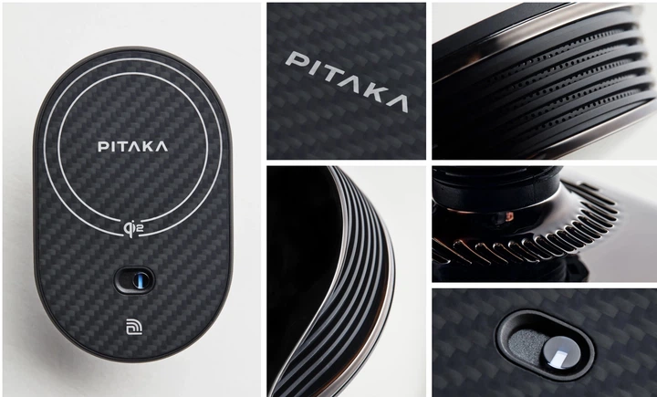 Автотримач для телефона з бездротовою зарядкою Pitaka MagEZ Pro 2 Qi2 15W Wireless Black (CM2402N) - зображення 6
