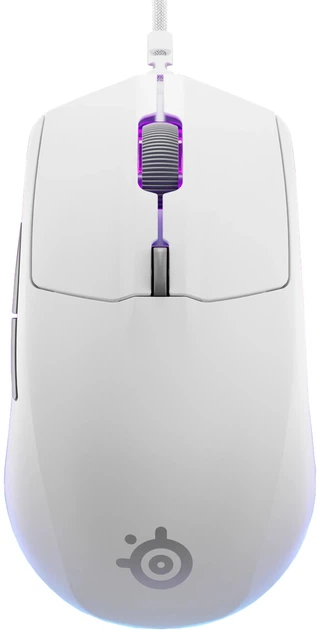 Миша SteelSeries Rival 3 Gen 2 RGB USB White (SS62516) - зображення 1