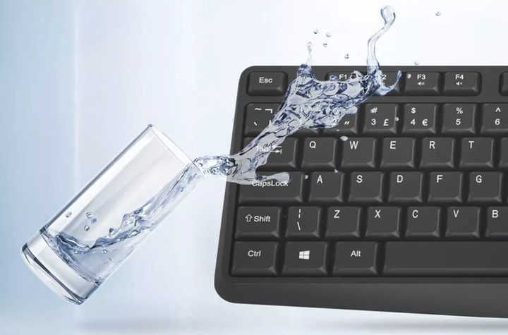 Клавіатура бездротова Canyon KB-W01 Water resistant Wireless Black (CNE-CKEYW01) - зображення 6